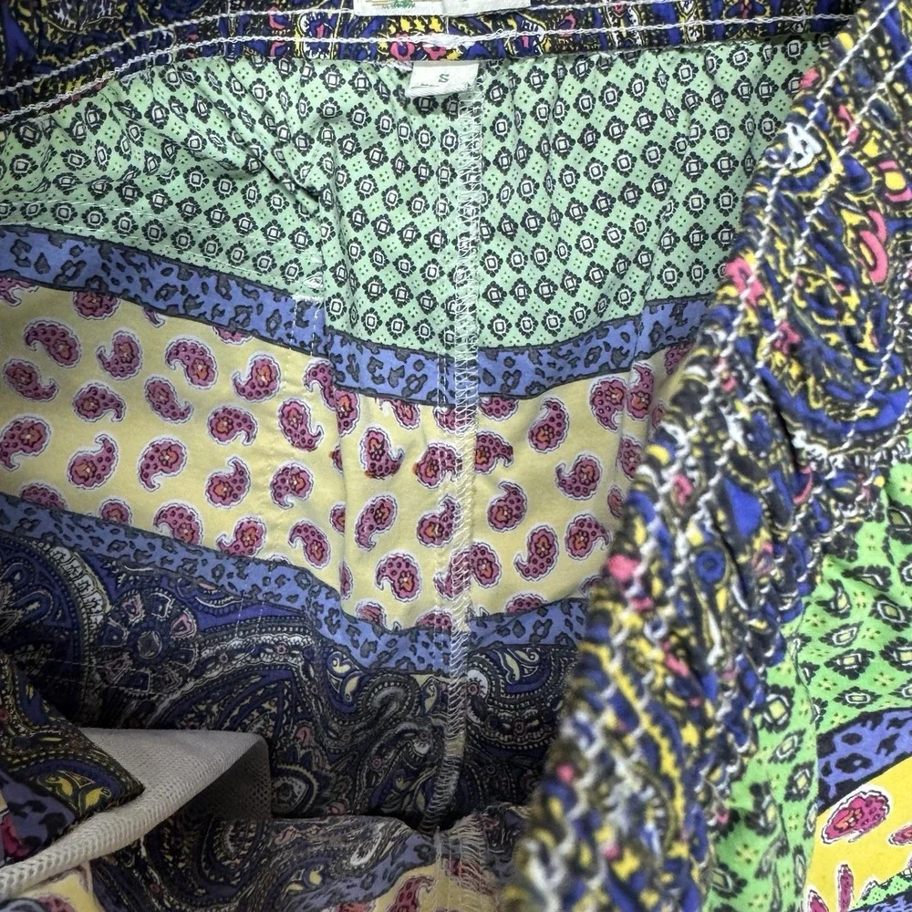 J Crew‎ Men's Paisley Multicolor Bright Swim Trunks Sz S Beach Resort